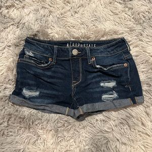 Aéropostale Low Rise Denim Shorts